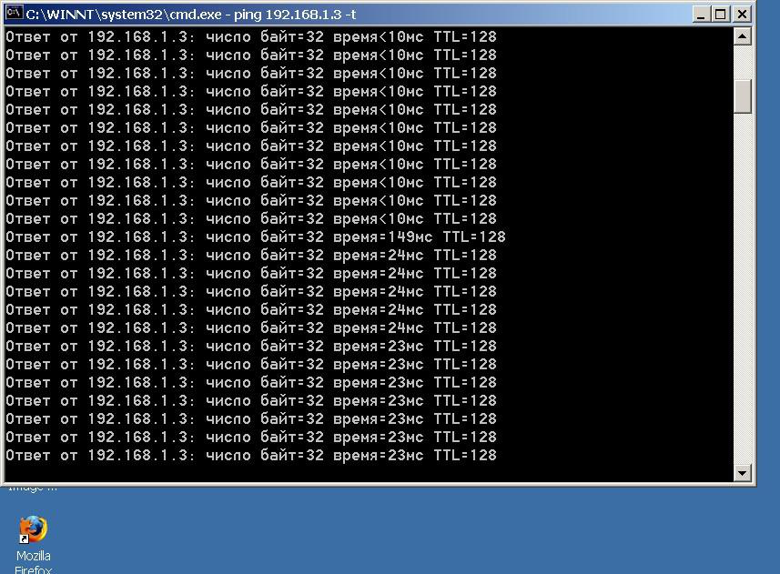 CommandLine Windows ping